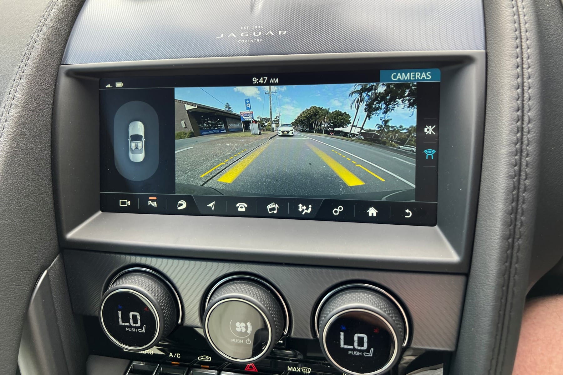 2023 Jaguar F Type P450 Convertible rear camera