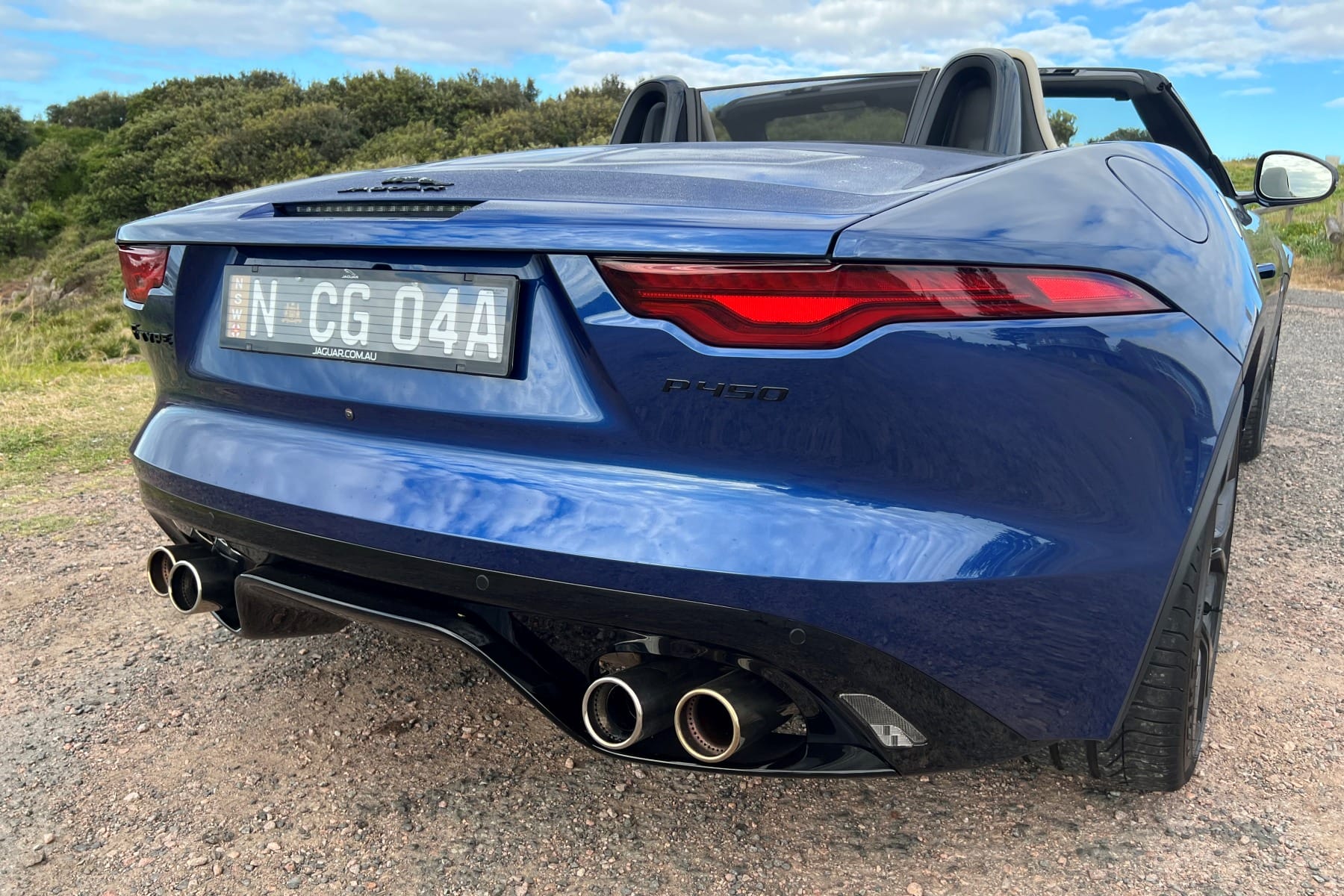 2023 Jaguar F Type P450 Convertible rear qtr