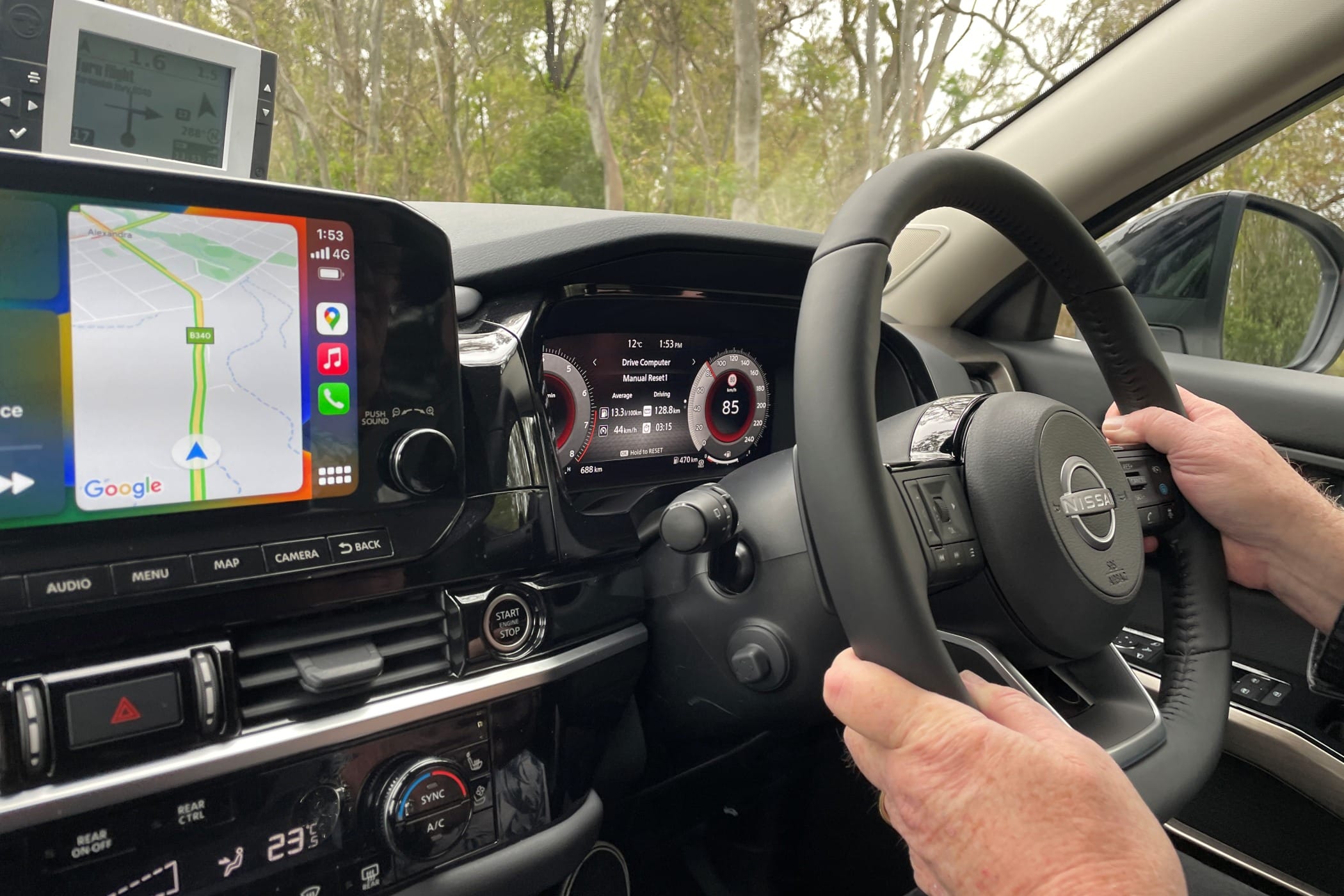 2023 Nissan Pathfinder launch interior