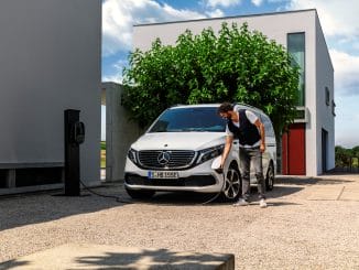 Mercedes-Benz EQV charging