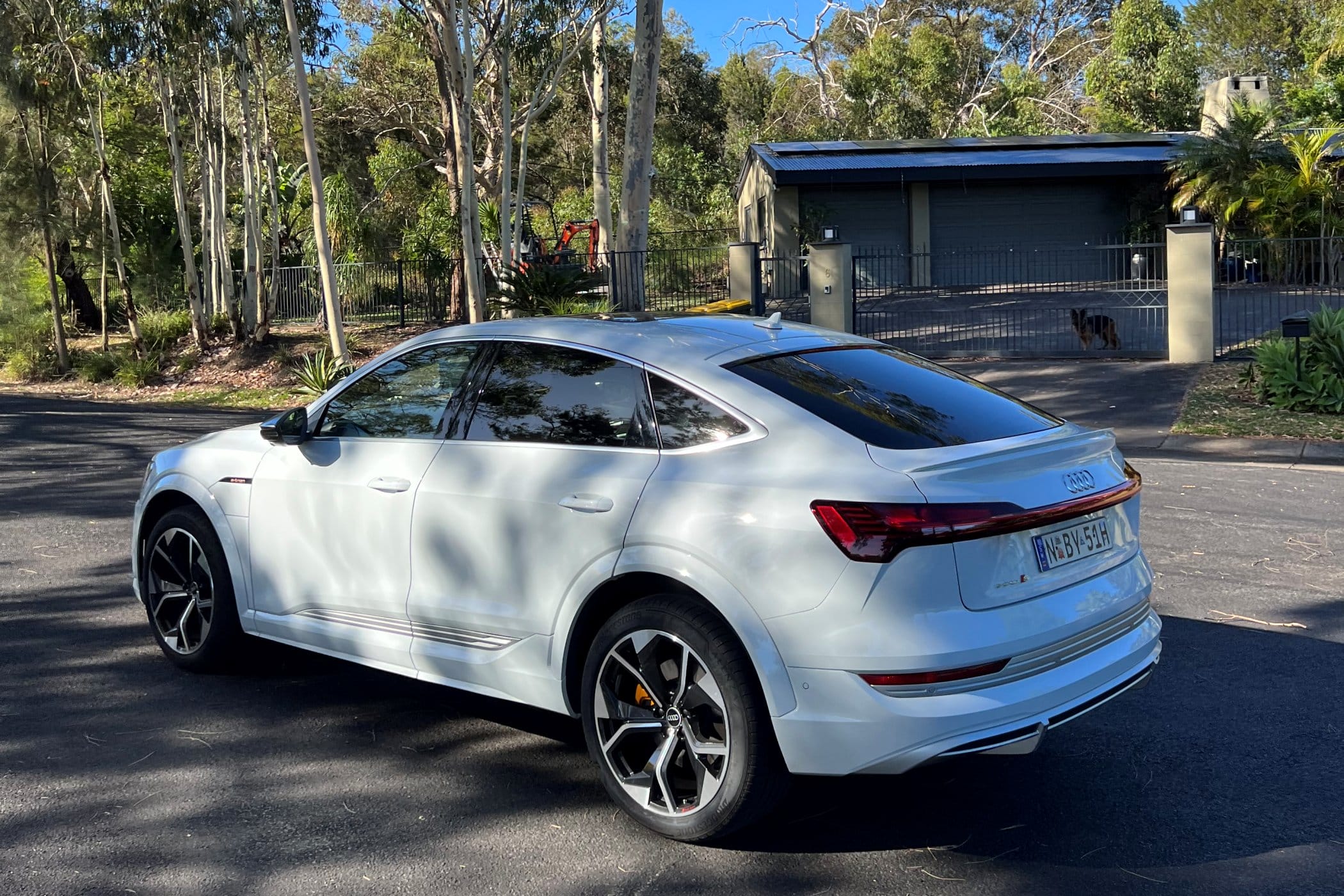 Audi e-tron S Sportback rear quarter