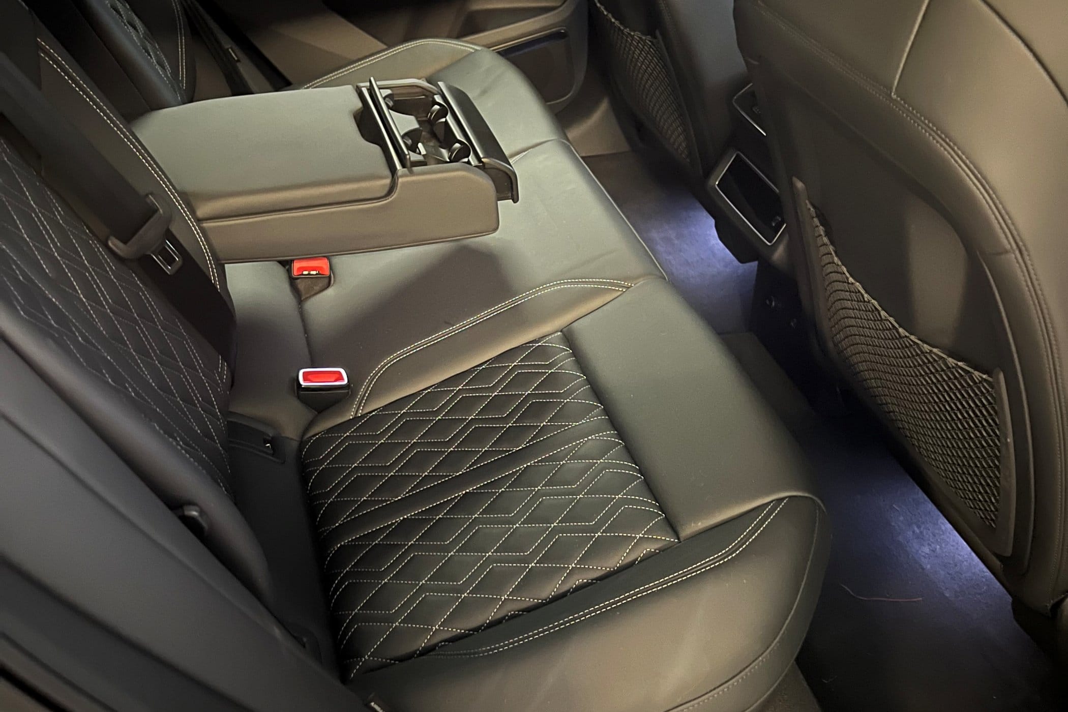 Audi e-tron S Sportback rear seats