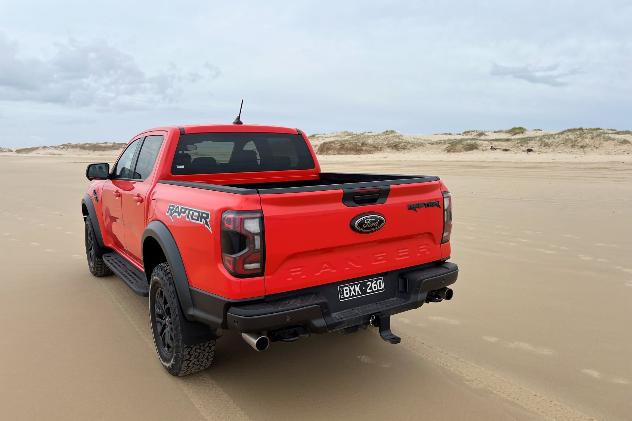 Ford Ranger Raptor 2023 rear quarter