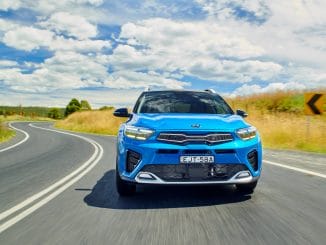 2023 Kia Stonic GTLine- front driving 2