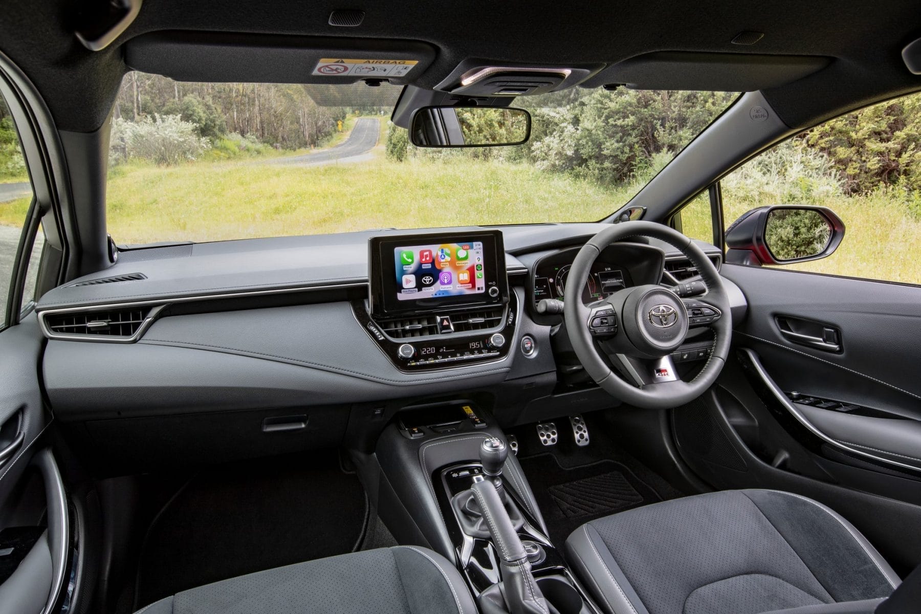 2023 Toyota GR Corolla GTS front interior