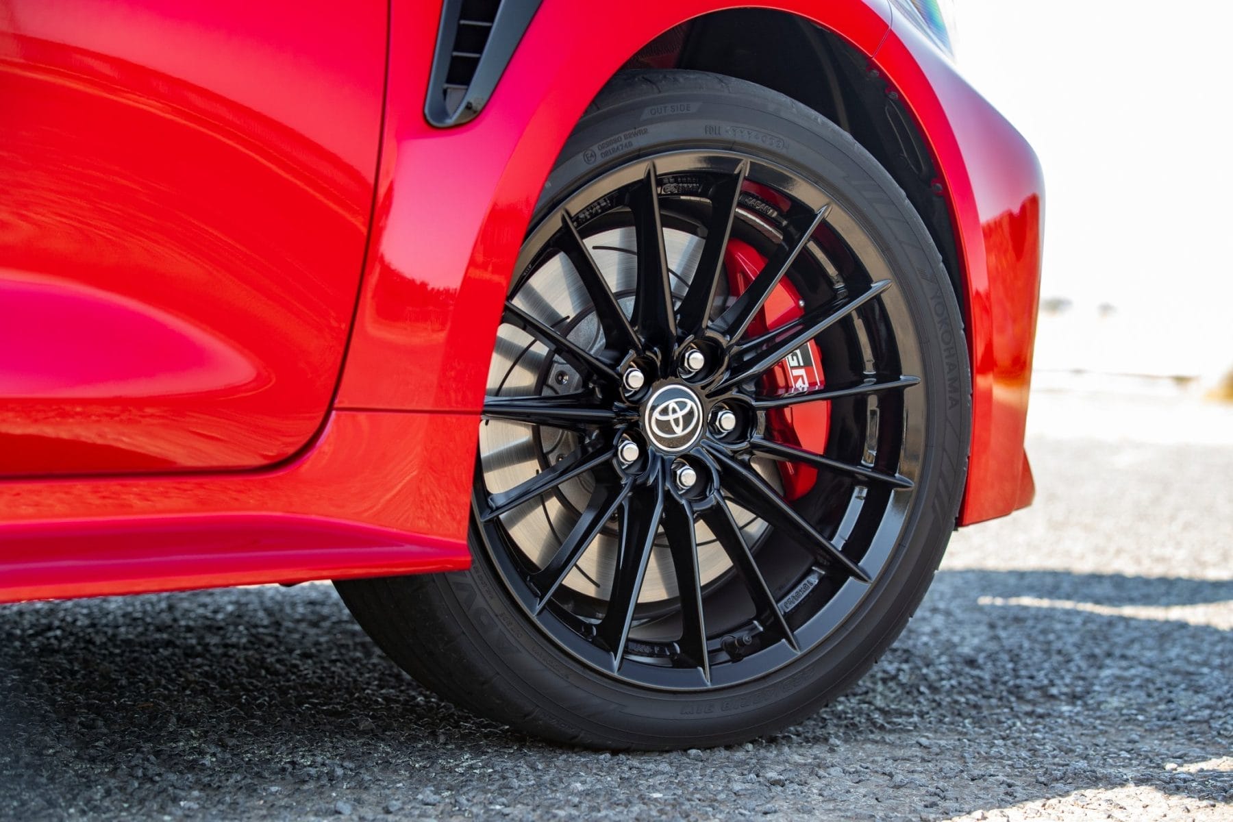 2023 Toyota GR Corolla GTS wheels and tyres
