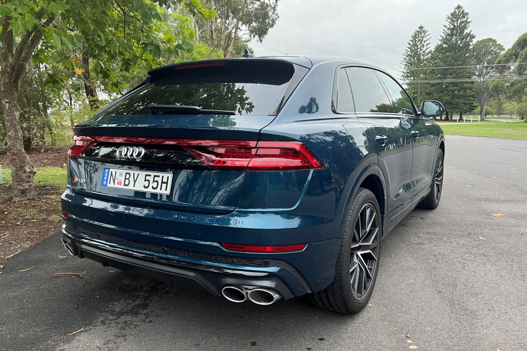 Audi SQ8 2023 rear quarter 1