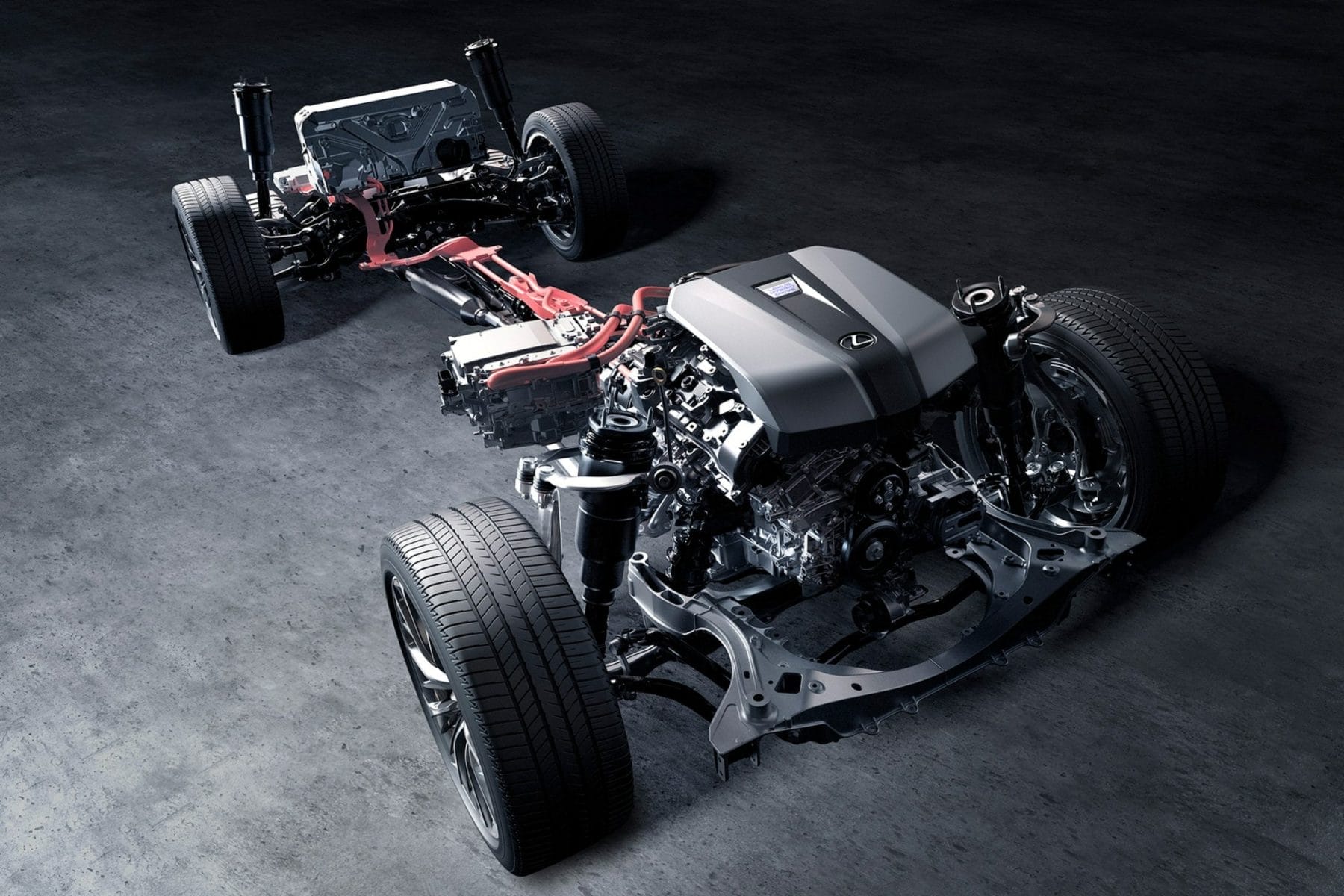 Lexus LS 500h drivetrain