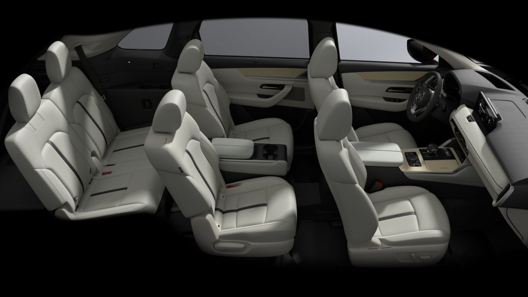 Mazda CX-90 2023 USA INT Seat Arrange Normal