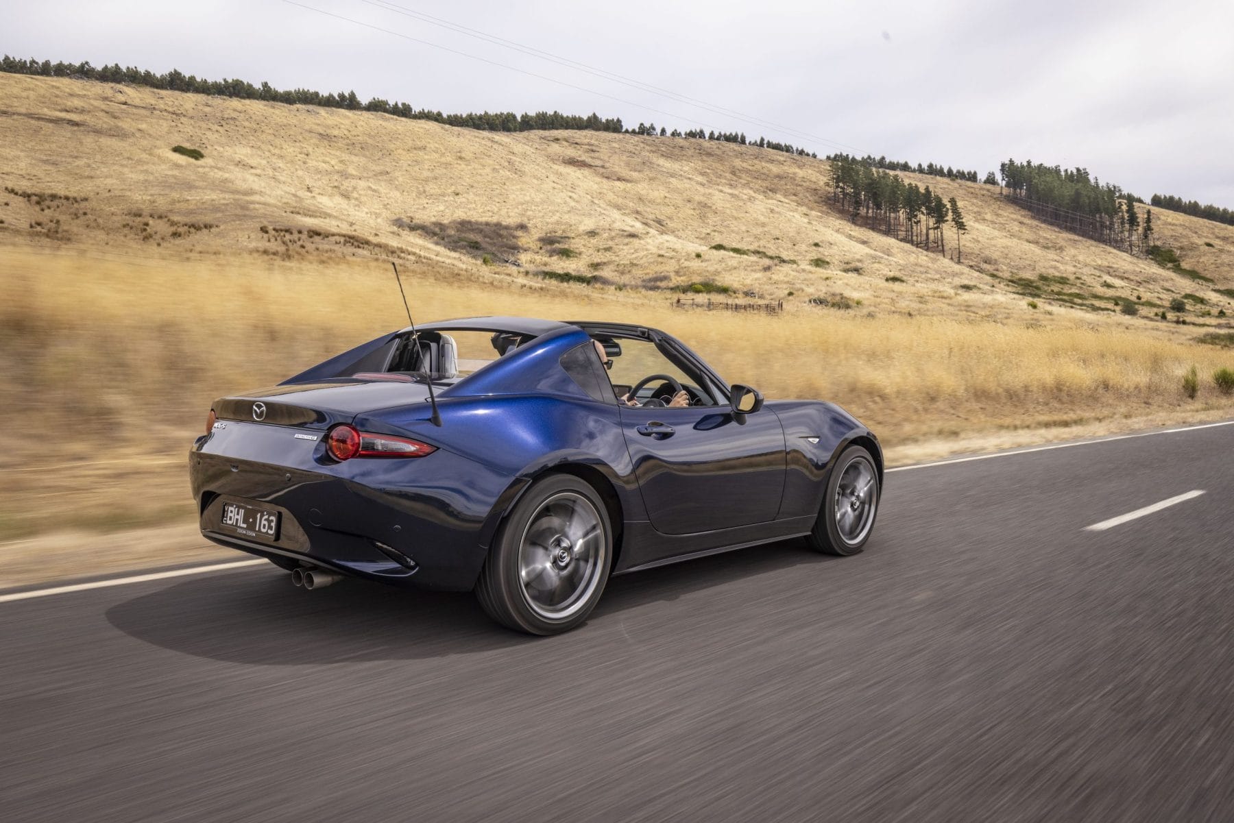 2023 Mazda MX-5 GT Convertible black roof rear