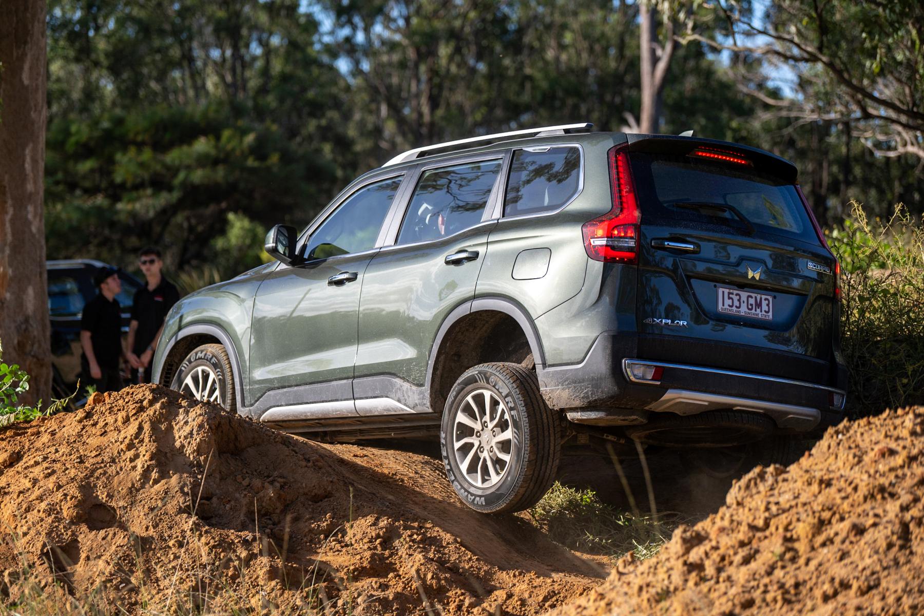 2023 Mahindra Scorpio Interior rear 4WD on track 3