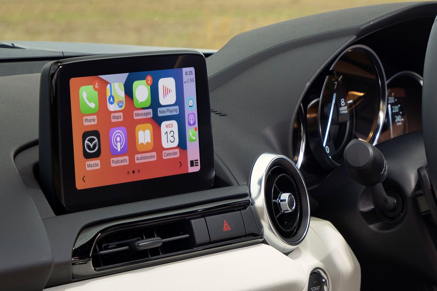 2023 Mazda MX-5 GT Convertible Black roof interior front 4