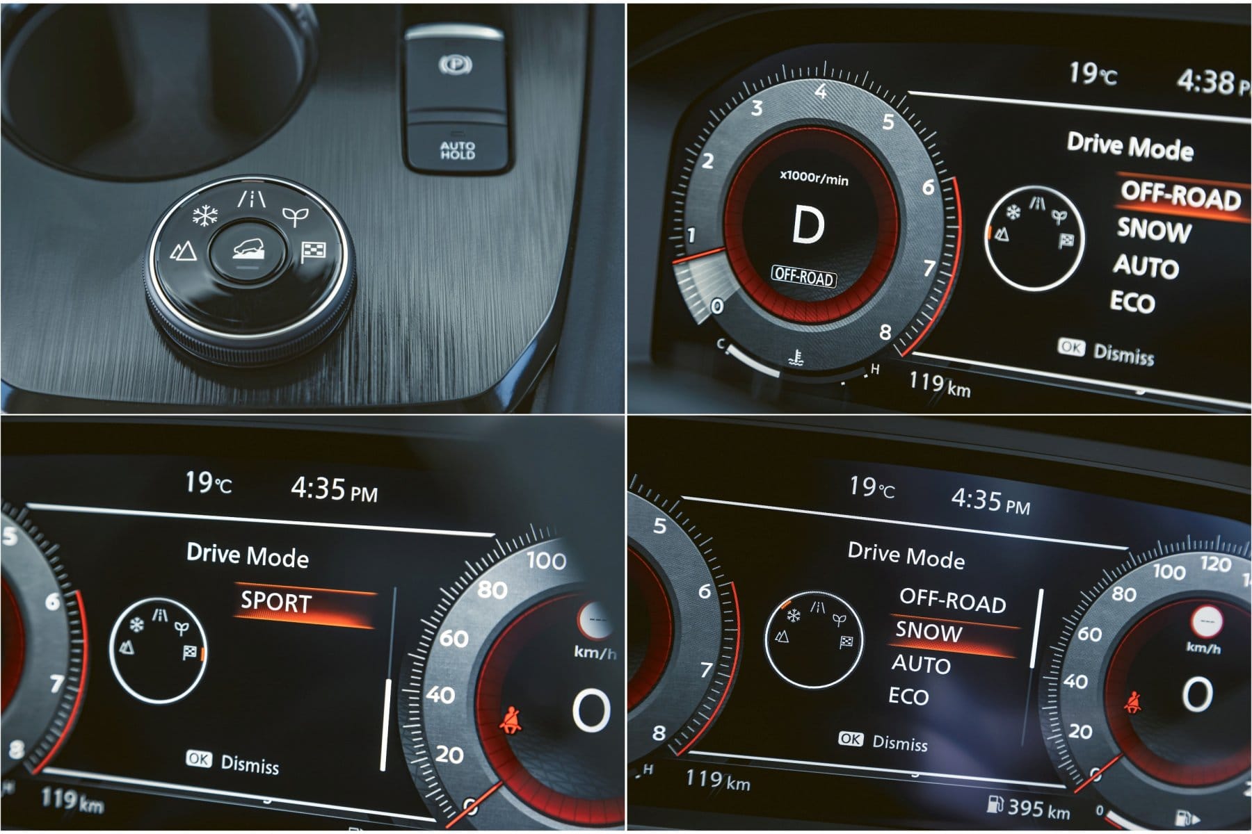 2023 Nissan X-Trail Ti-L AWD SUV drive mode selection