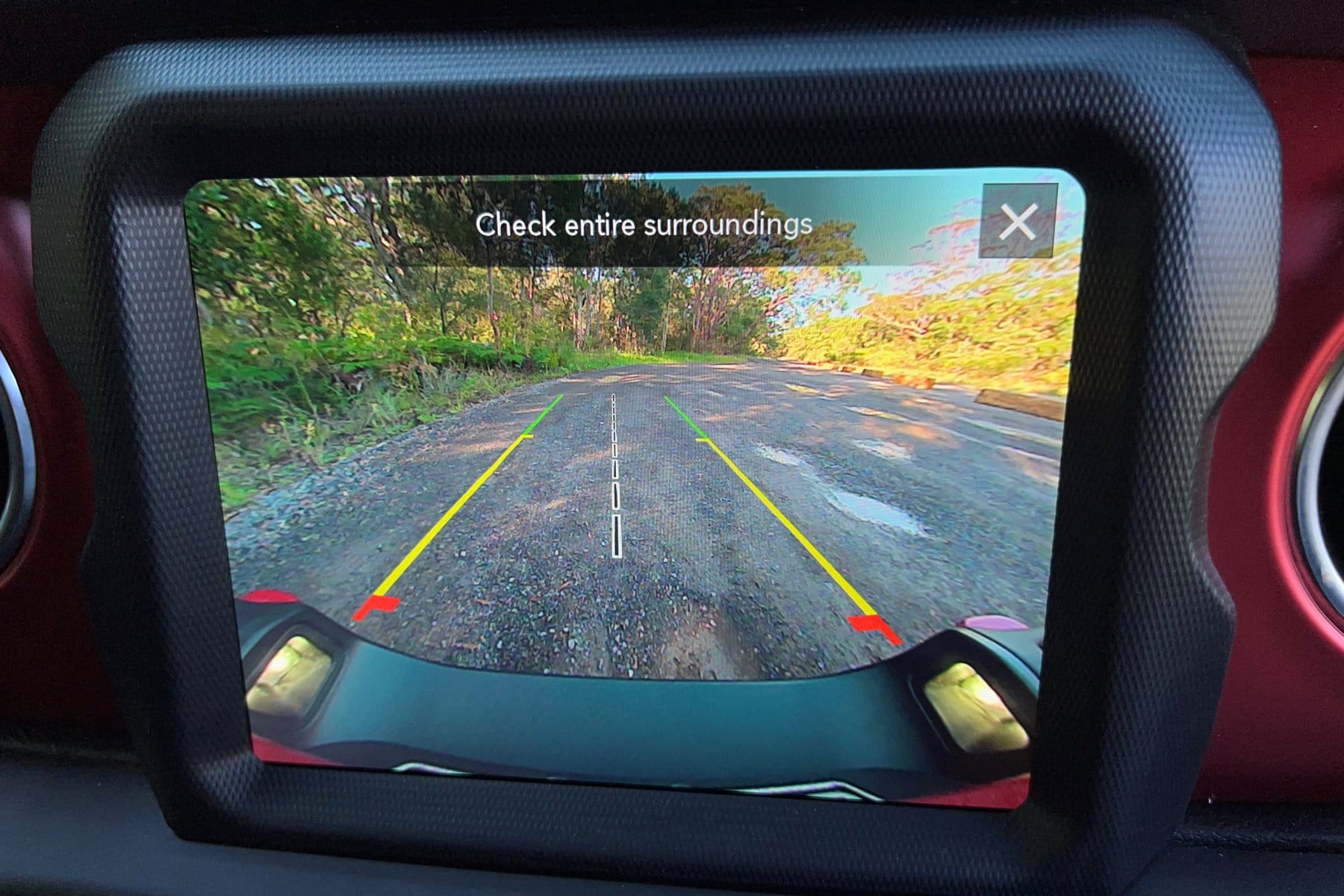 Jeep Gladiator Rubicon 2023 reverse camera