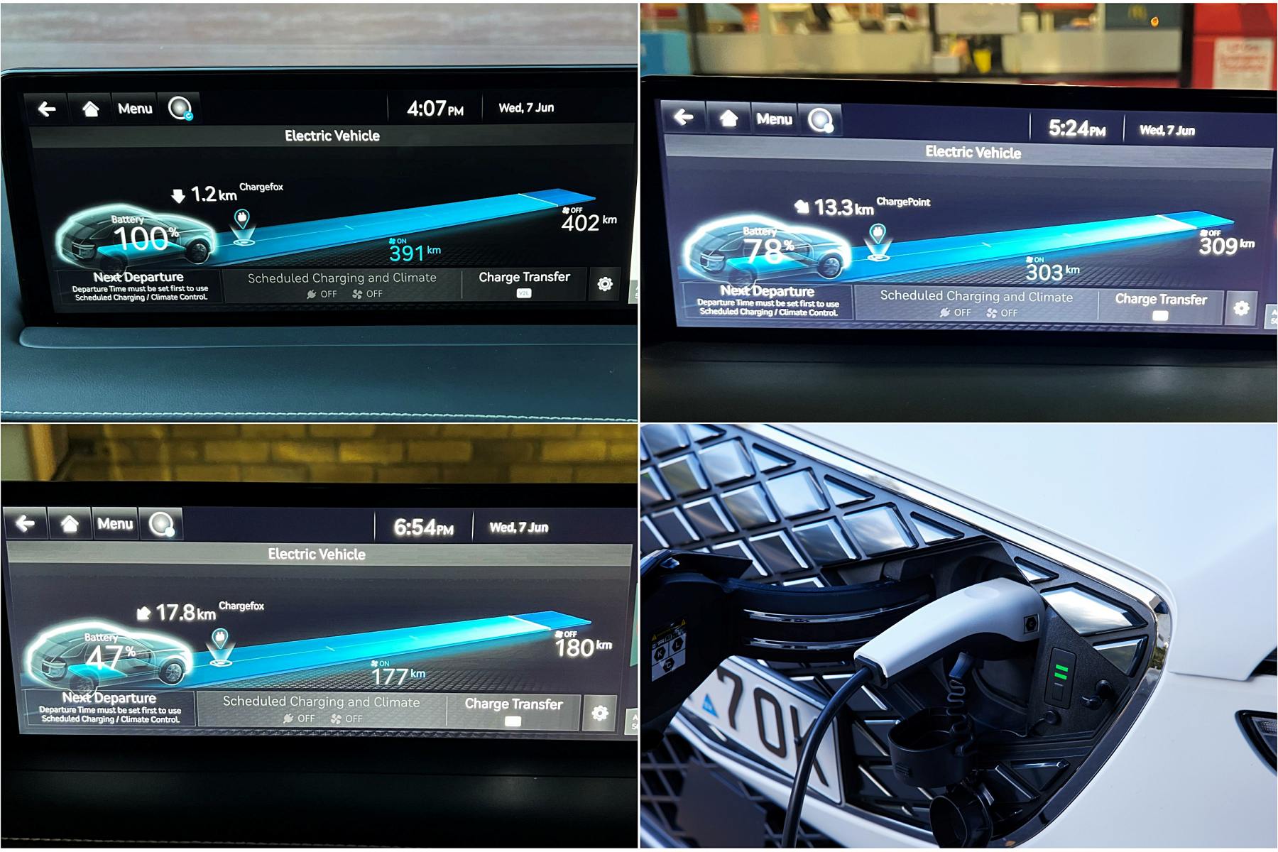 Genesis GV70 EV battery charge