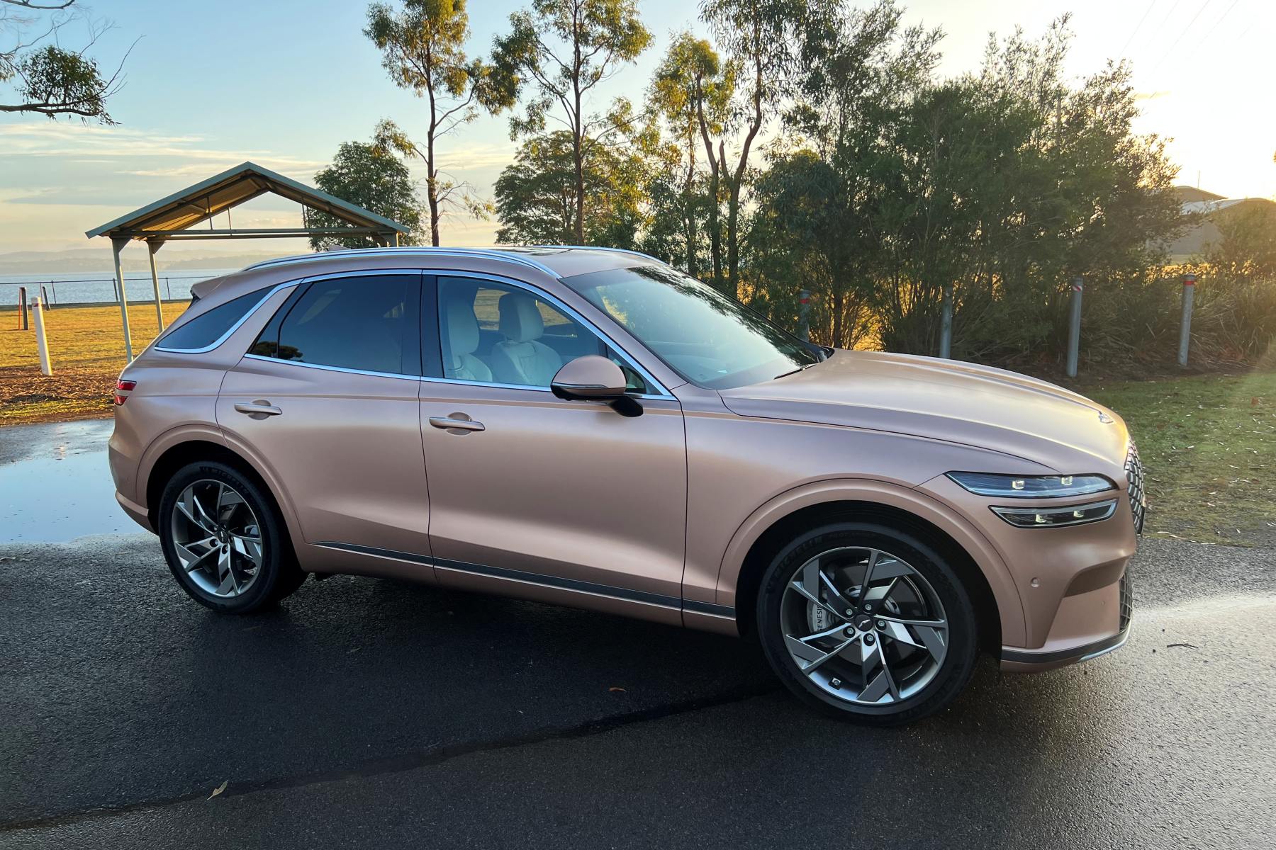 Genesis GV70 EV front qtr 2