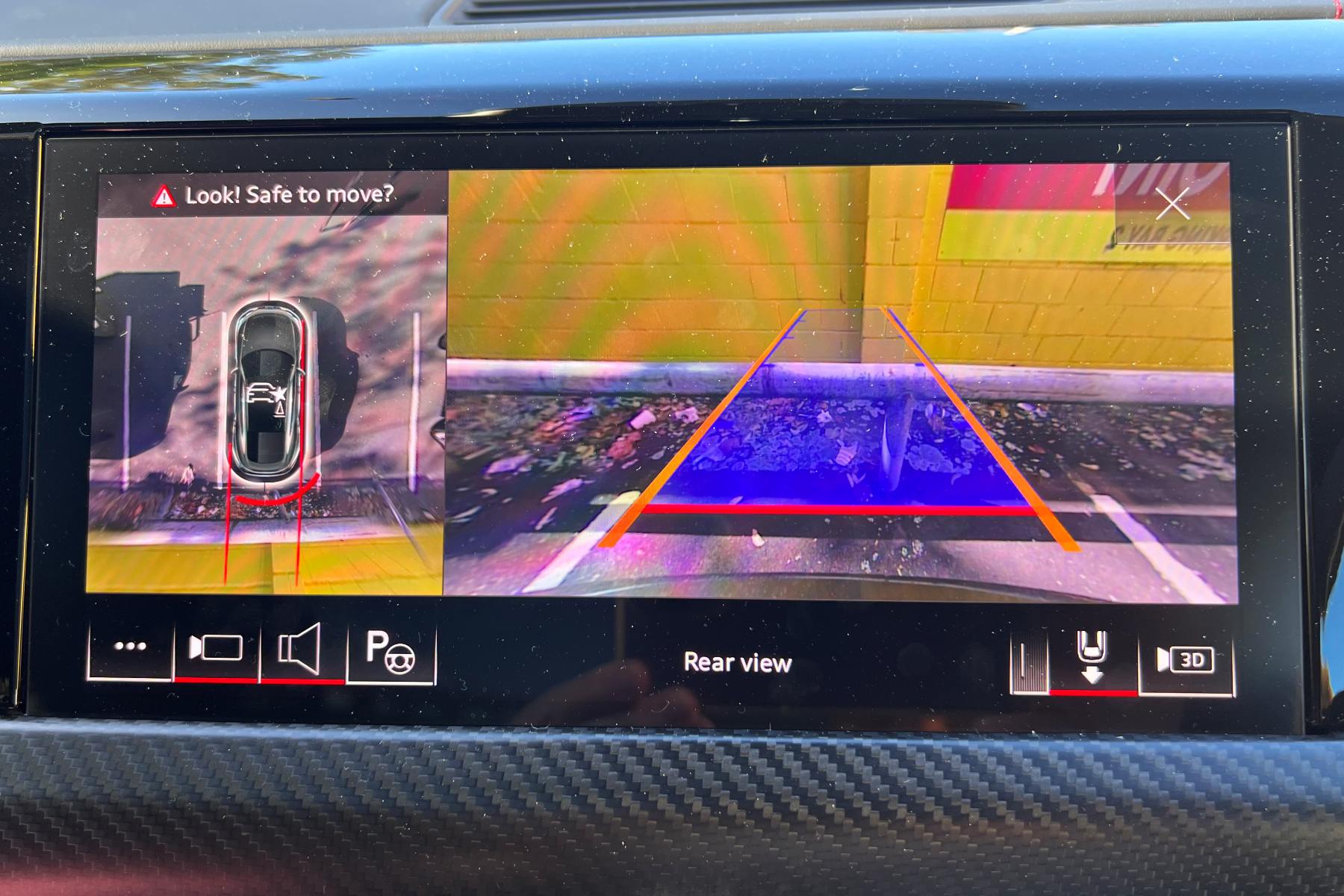 Audi RS e-tron GT reverse camera