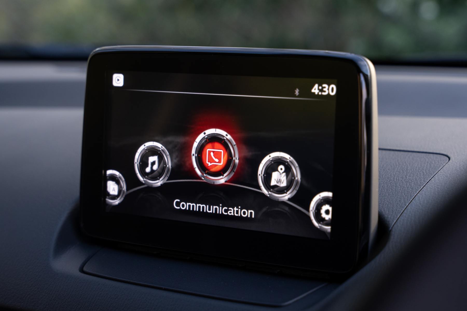 2023 Mazda2 Pure Jet Black communication screen