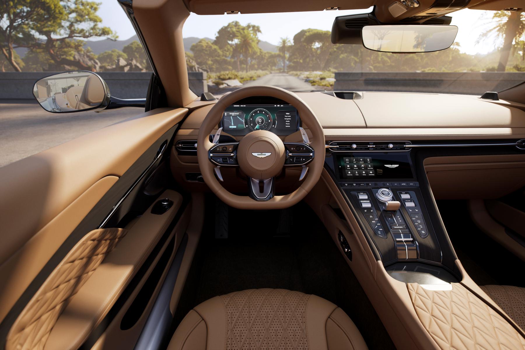 Aston Martin DB12 Volante web interior