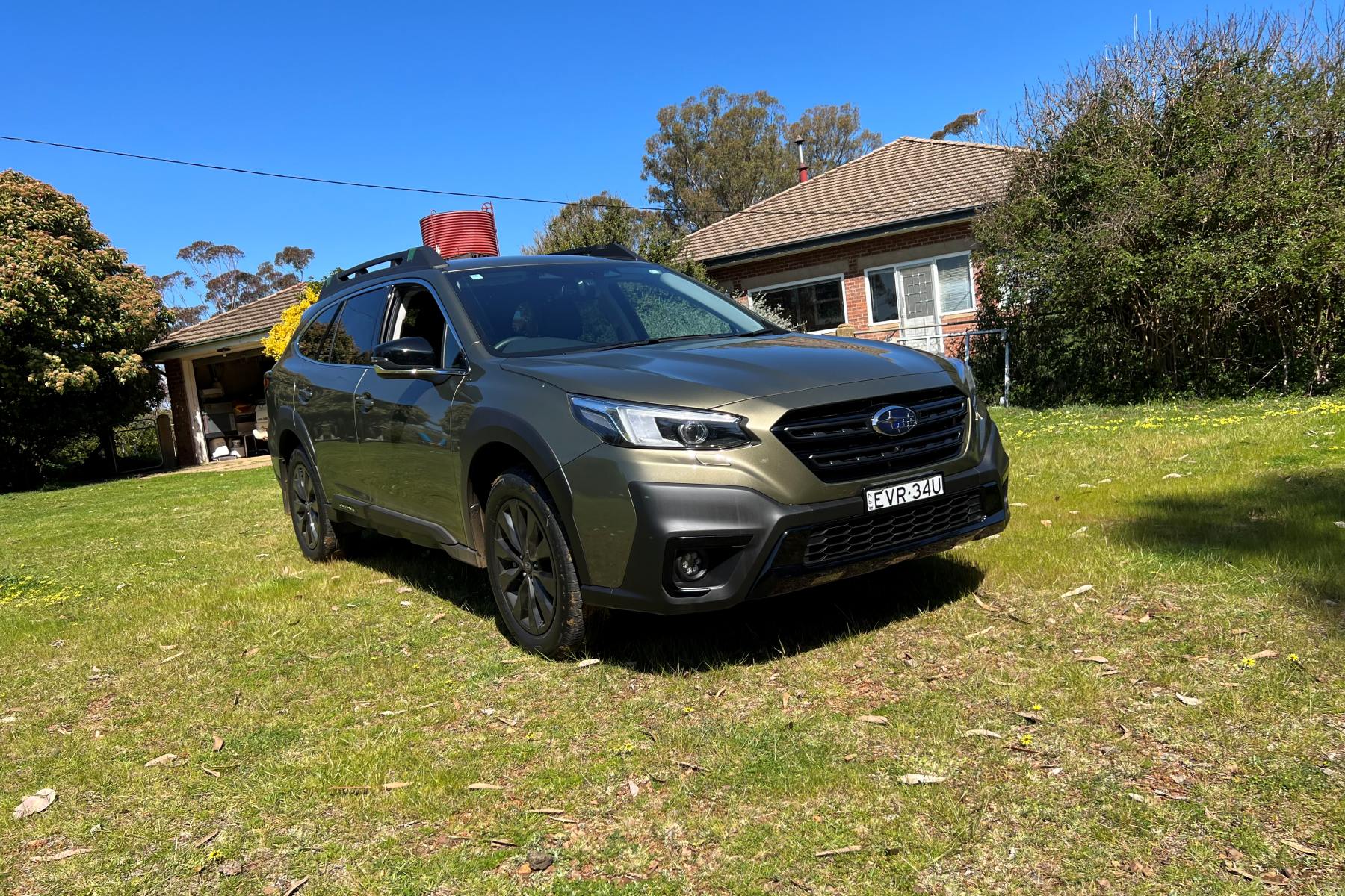 Subaru Outback XT Sport front exterior quarter 1