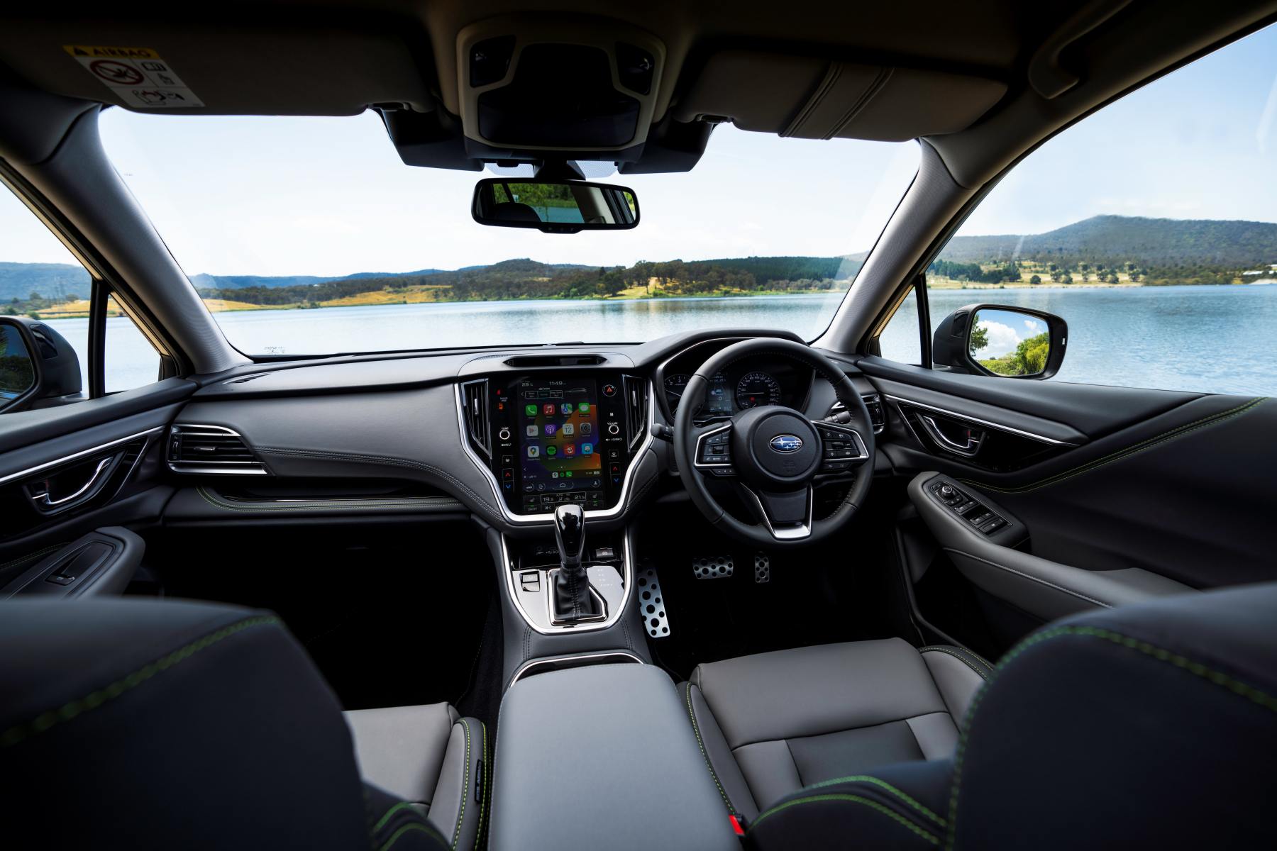 Subaru Outback XT Sport interior front 1