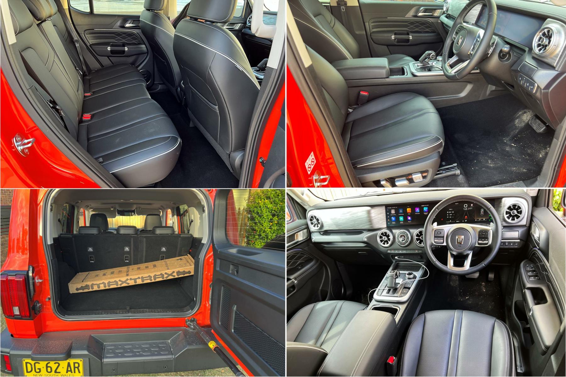 GWM Tank 300 Ultra 4WD interior space collage