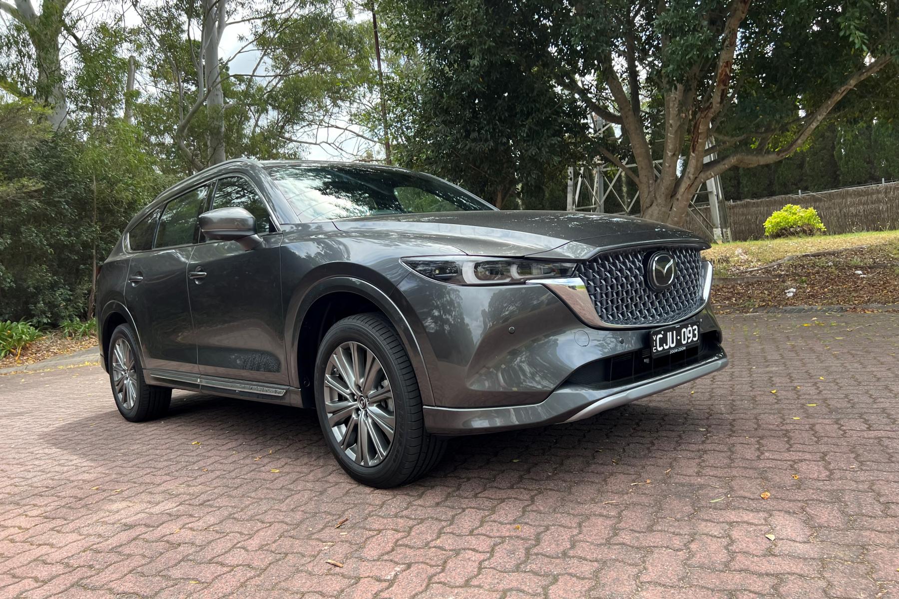 Mazda CX-8 Asaki front quarter 2