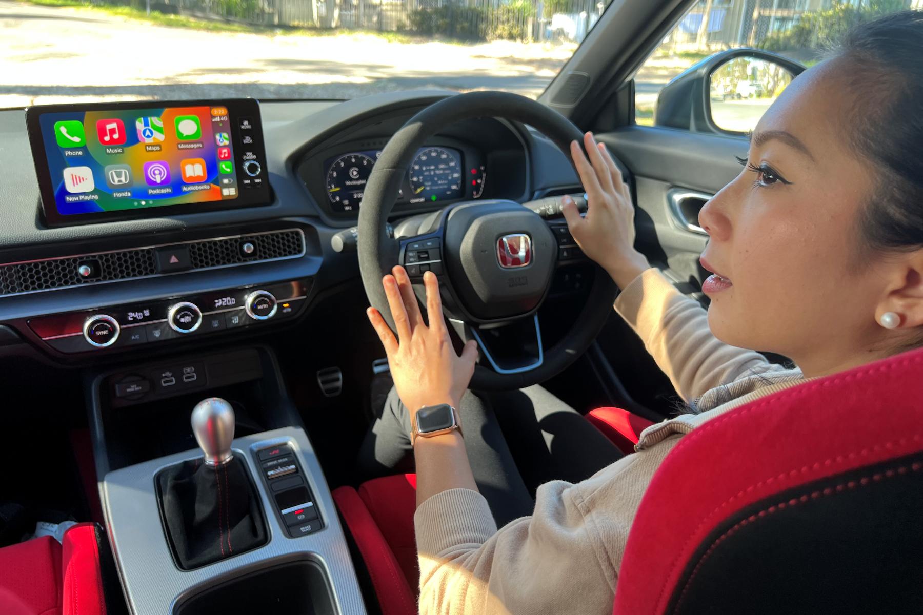 2023 Honda Civic Type R driving 1