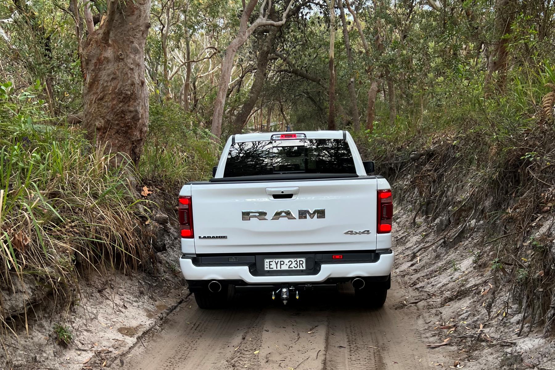 RAM 1500 Laramie Sport interior rear 1