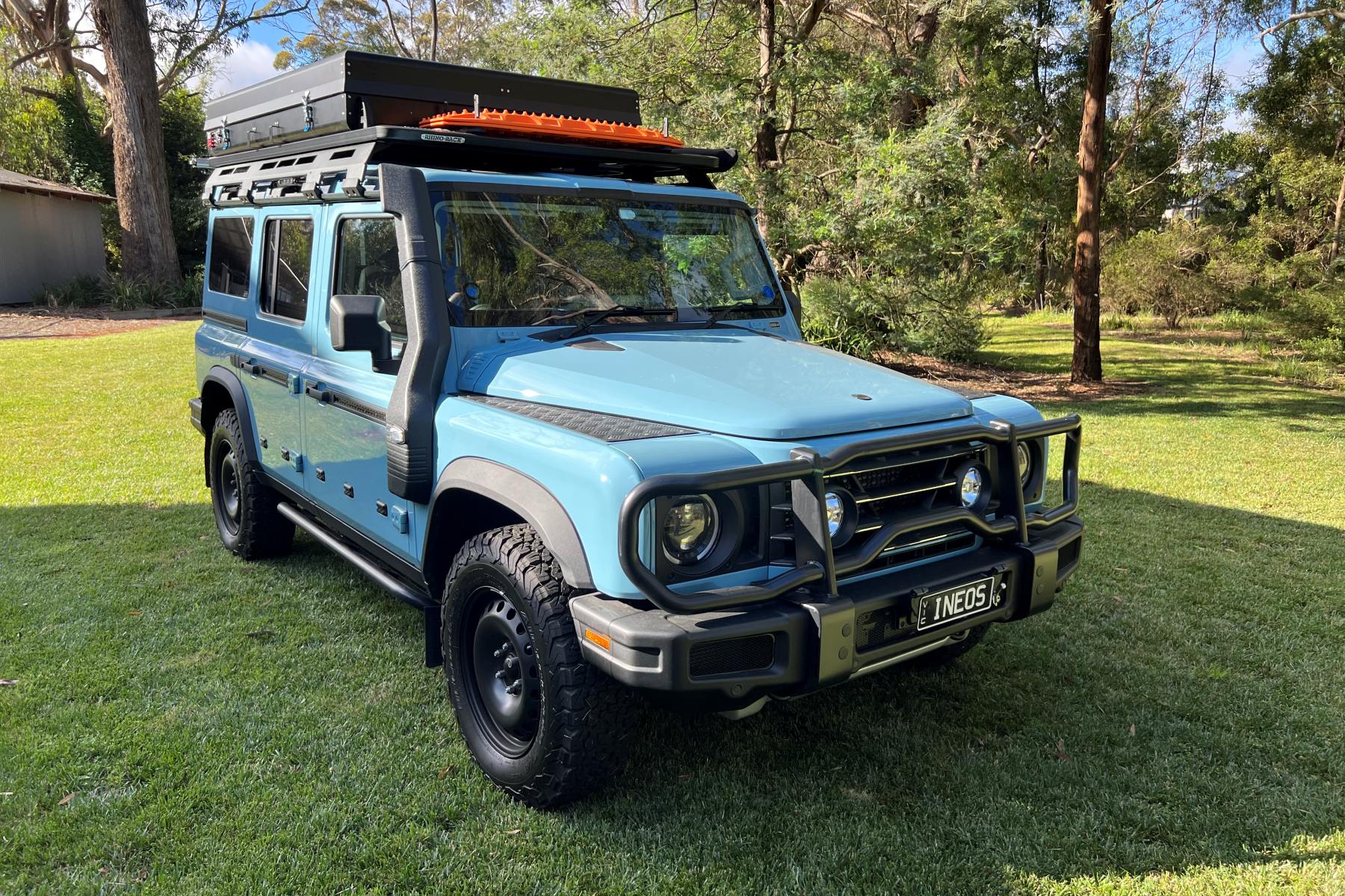 Ineos Grenadier 2024 with roof top tent 5