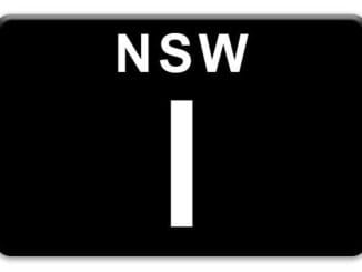 NSW No 1 plate