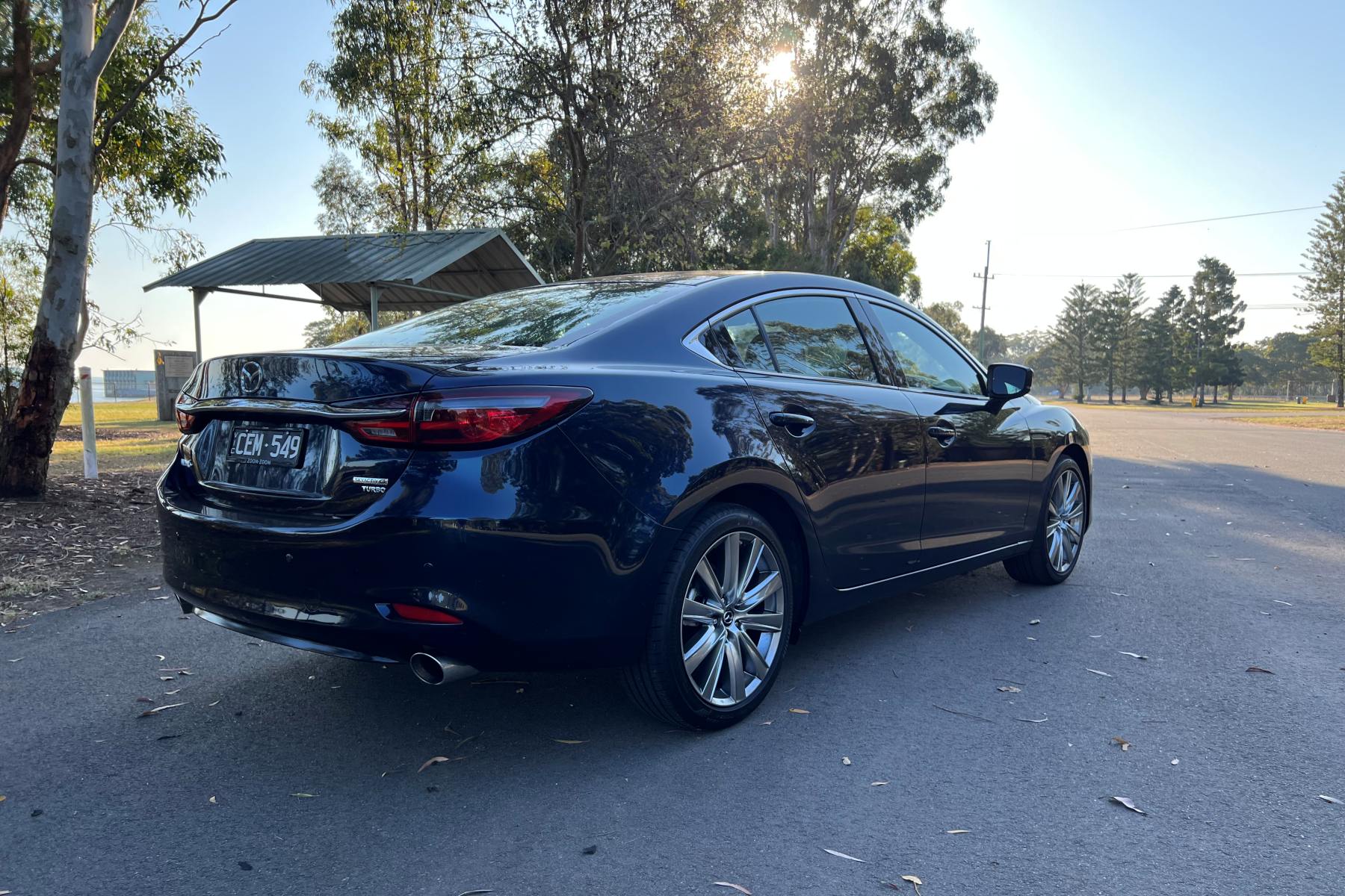 Mazda6 Atenza sedan rear quarter 1