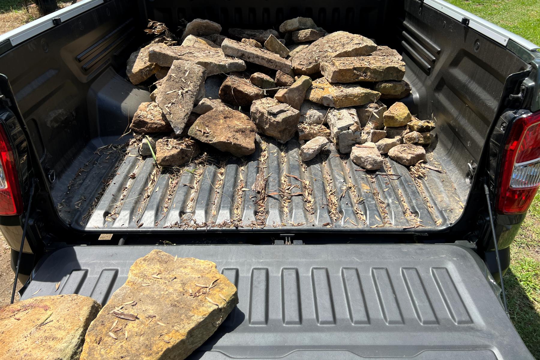 SsangYong Musso Adventure XLV Ute tub in use 1