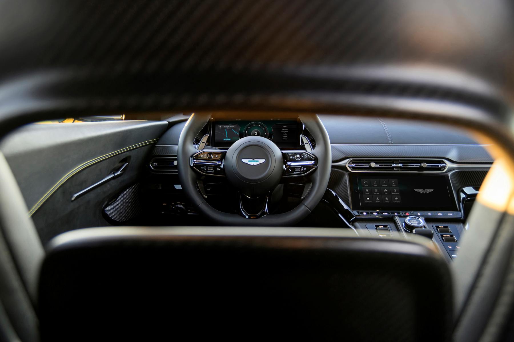 Aston Martin Vantage interior dash 2