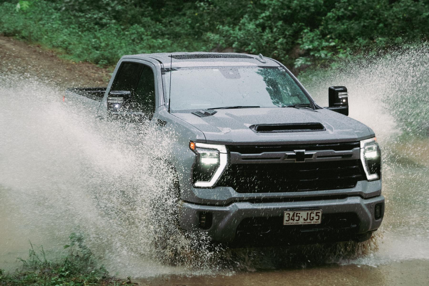 2024 Chevrolet Silverado 2500 HD water crossing