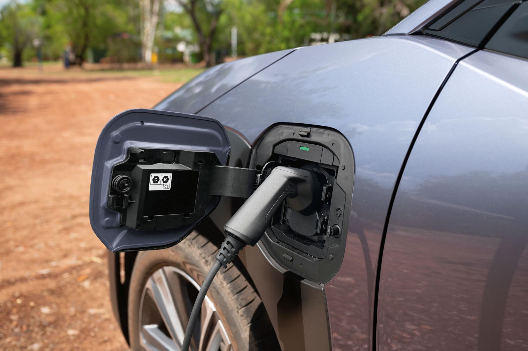 Subaru Solterra EV AWD Touring charging