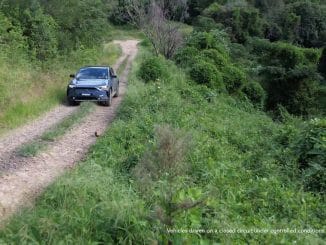 Subaru Solterra EV AWD Touring off road track driving 5