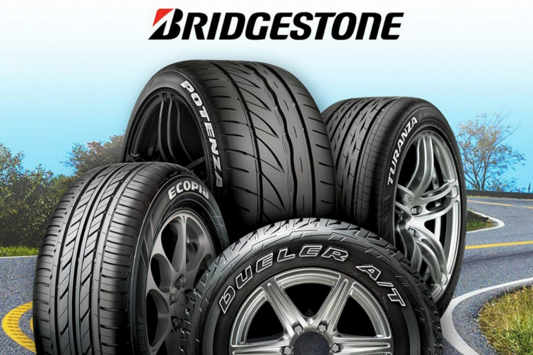 Bridgestone tyre selections