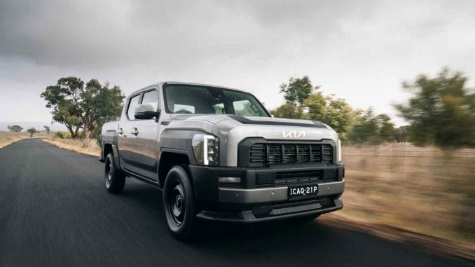 KIA - TASMAN_SILVER_on road driving
