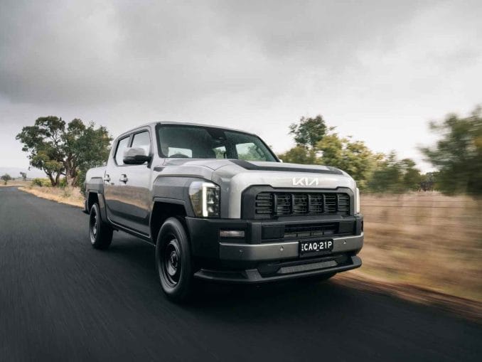 KIA - TASMAN_SILVER_on road driving
