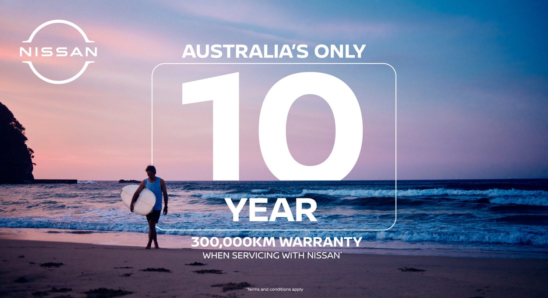 Nissan MORE 10 YEAR Warranty 