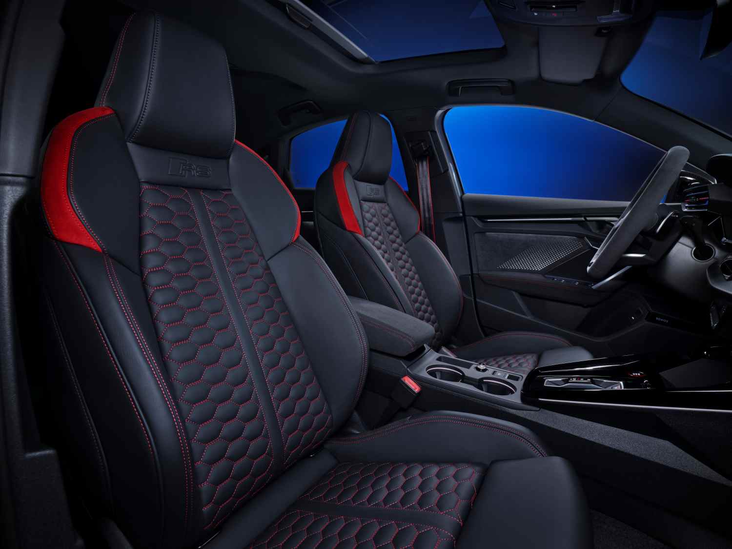 Audi RS3 Sedan and Sportback interior front seats 1