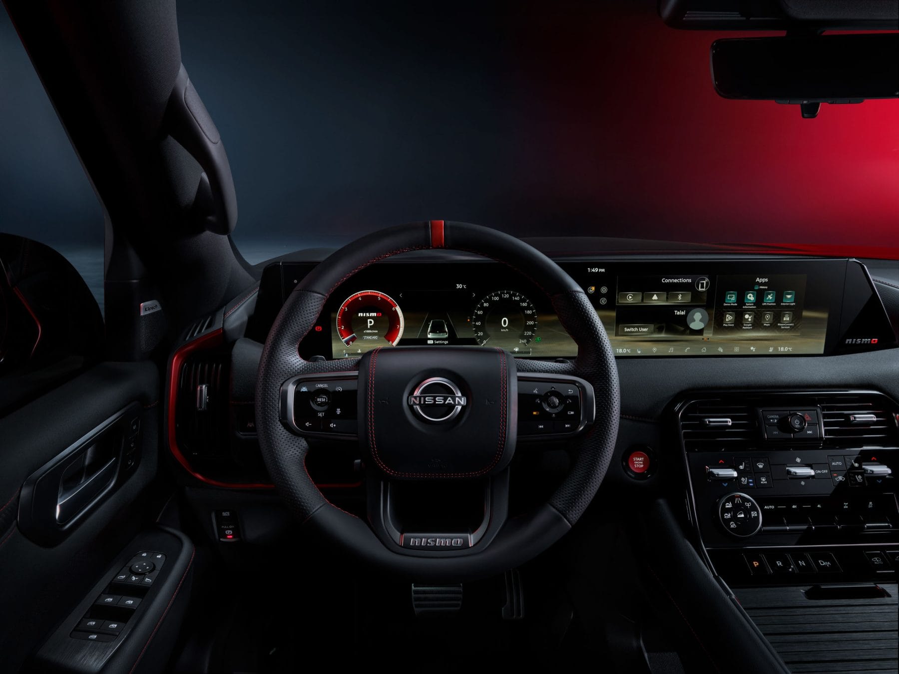 The all-new Patrol NISMO steering wheel